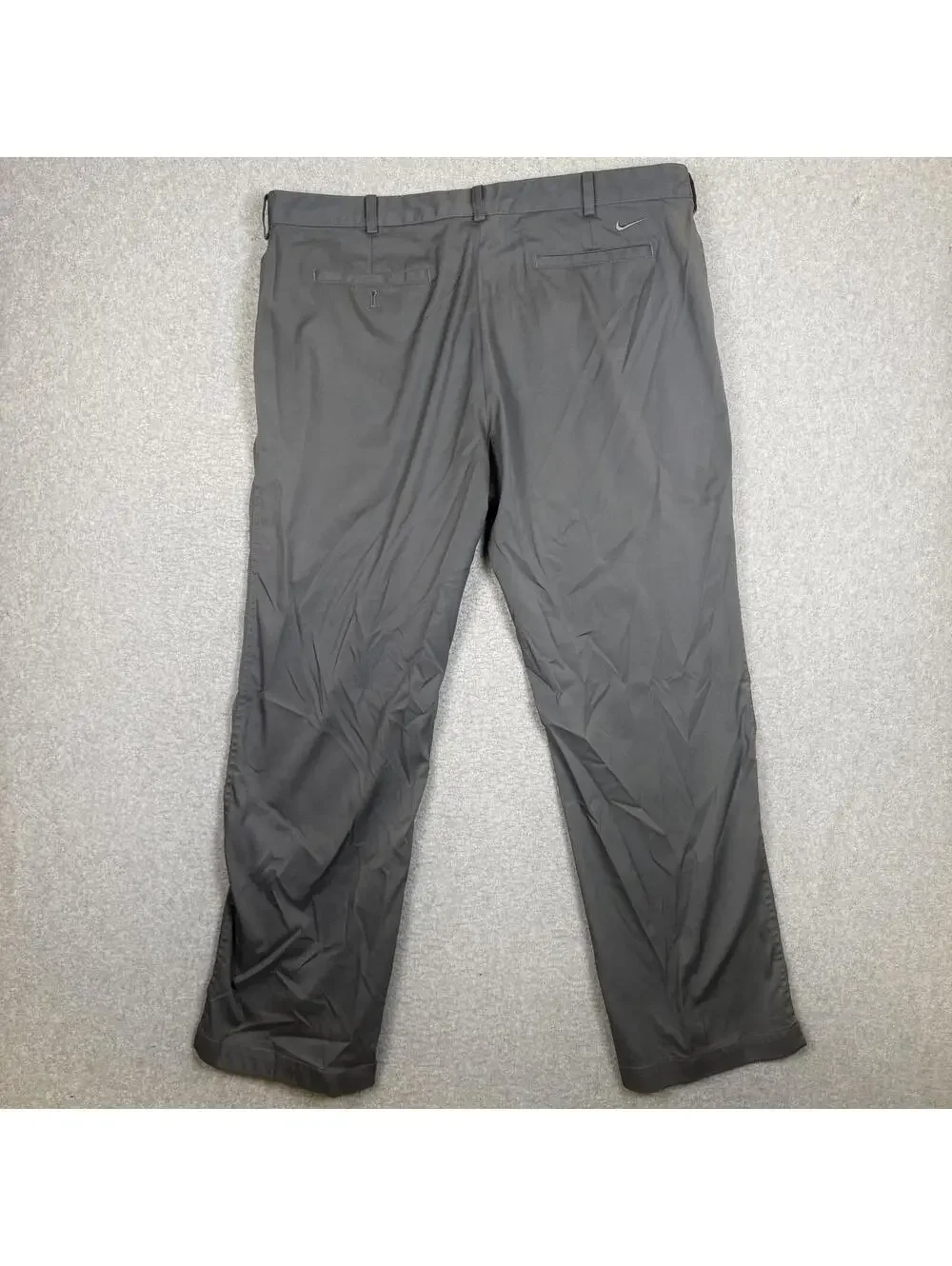 Nike Golf Men's Size 40x32 Black Flat Front Dress Pants Trousers Ankle Length